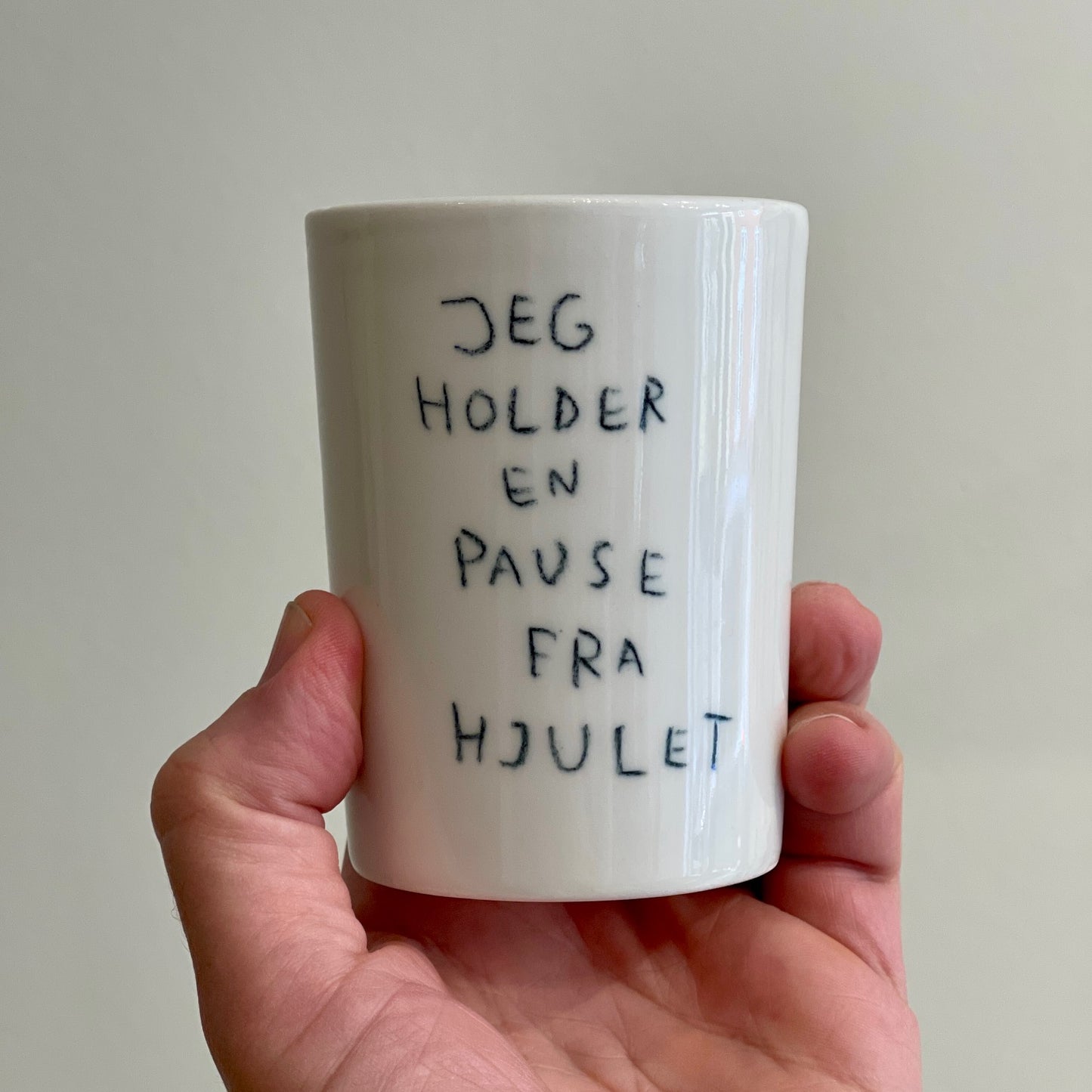 Jeg holder en pause fra hjulet