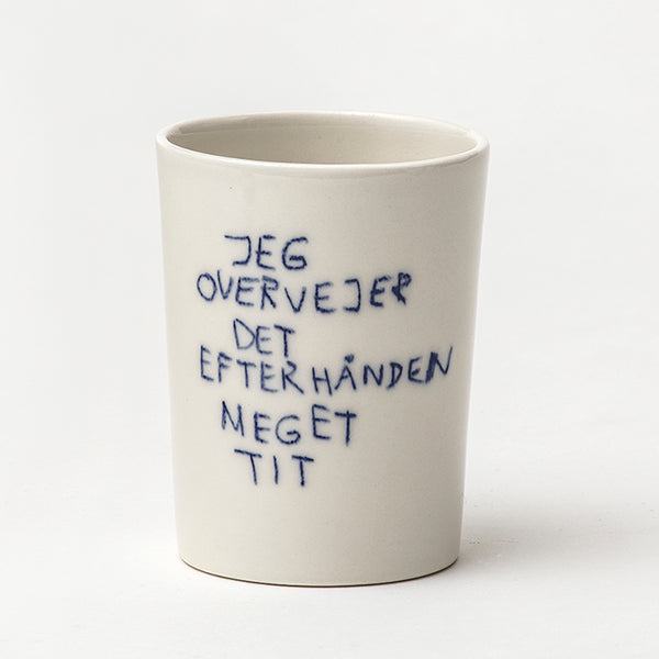 Jeg overvejer det efterhånden meget tit